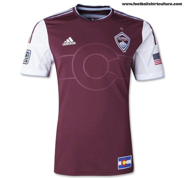 Colorado Rapids 2014 adidas Home Football Shirt