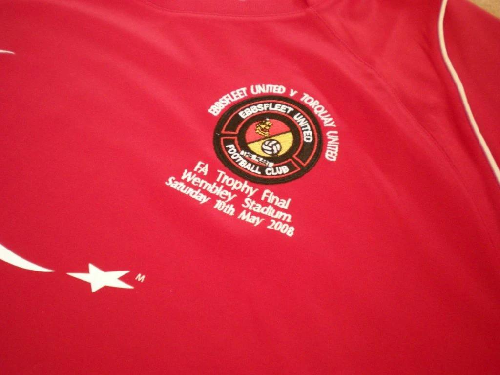 Ebbsfleet United 2008 Nike FA Trophy Final shirt