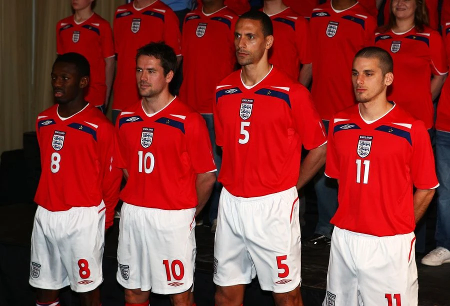 England Away kit 2008 Umbro launch video