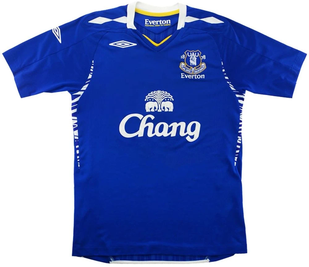 New Everton Umbro home kit 2007-2008