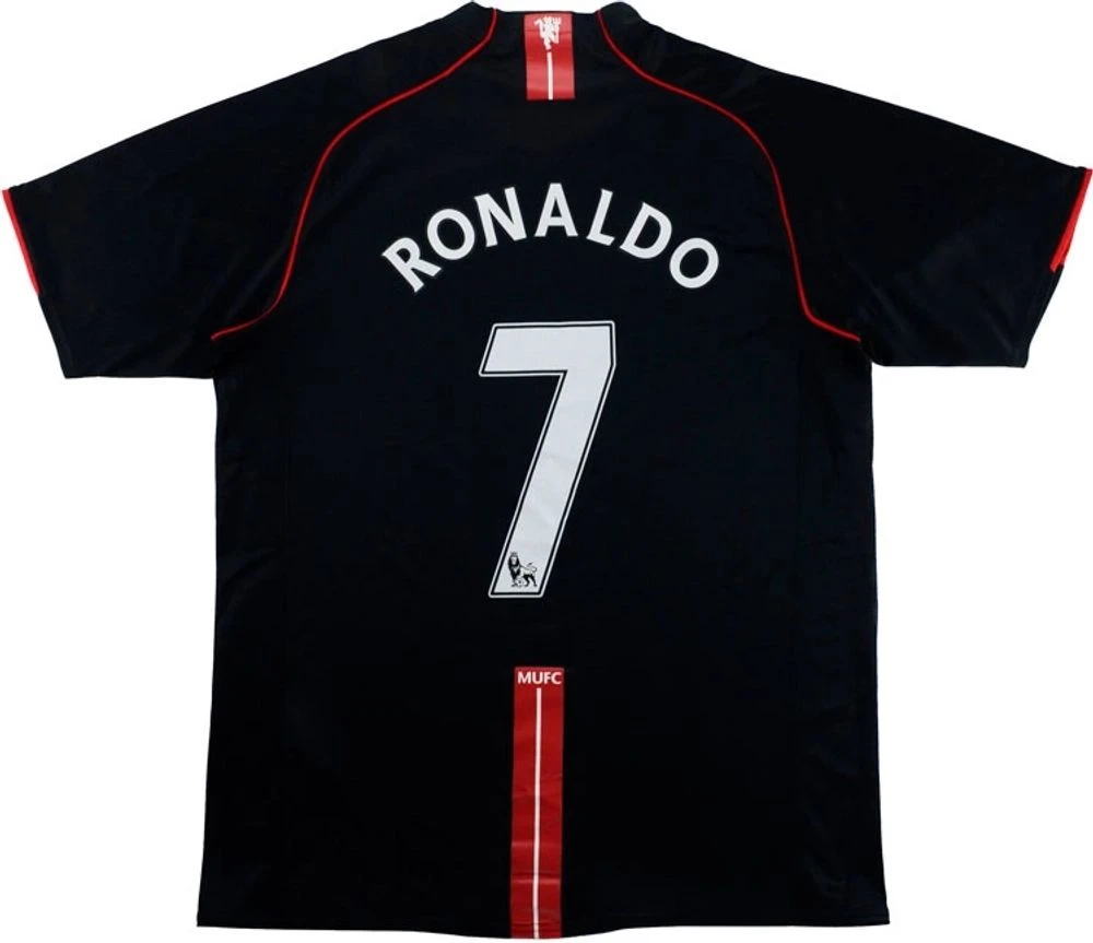 Manchester United 07 08 away shirt b