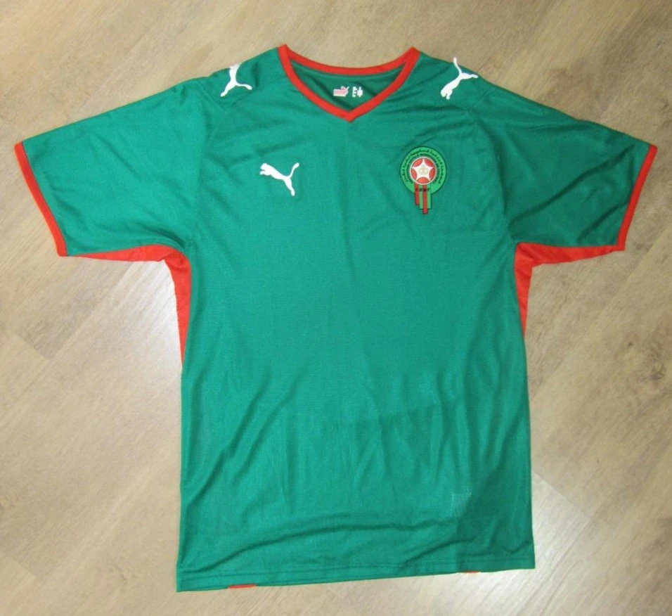 New Morocco 08/09 home Puma football shirt