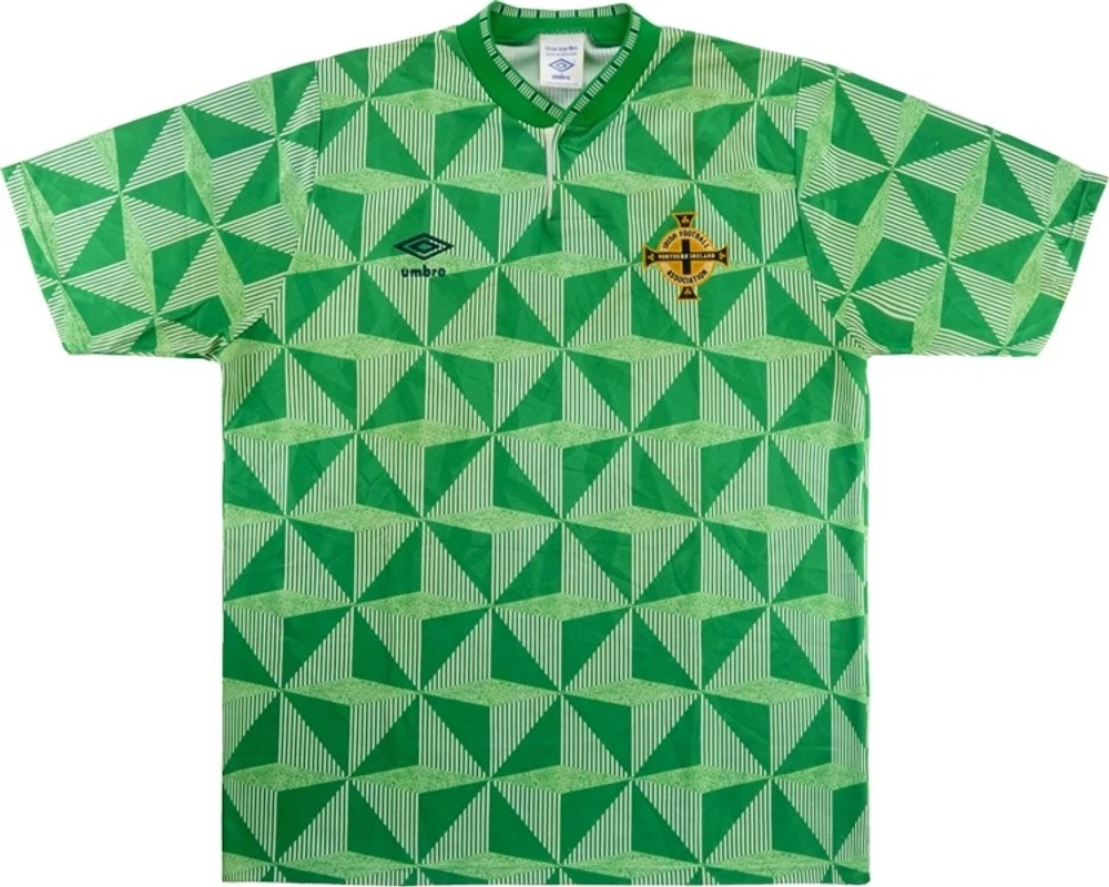 Northern Ireland 1990-92 Home Shirt #NorthernIreland #shirtcollector