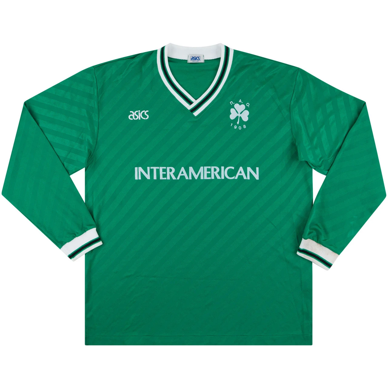 Panathinaikos 1991-92 Match Worn European Cup Home Shirt #matchworn #LikeGreensDo #Panathinaikos #paofc #shirtcollector
