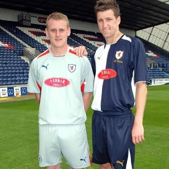 Raith Rovers 08/09 Home and Away Puma kits