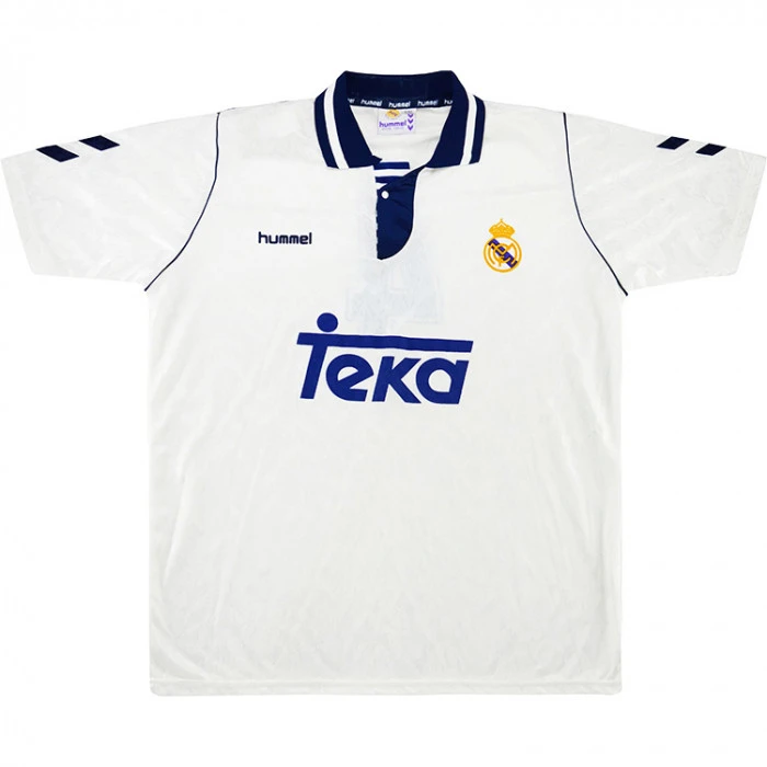 Real Madrid 1992-93 Match Worn Home Shirt