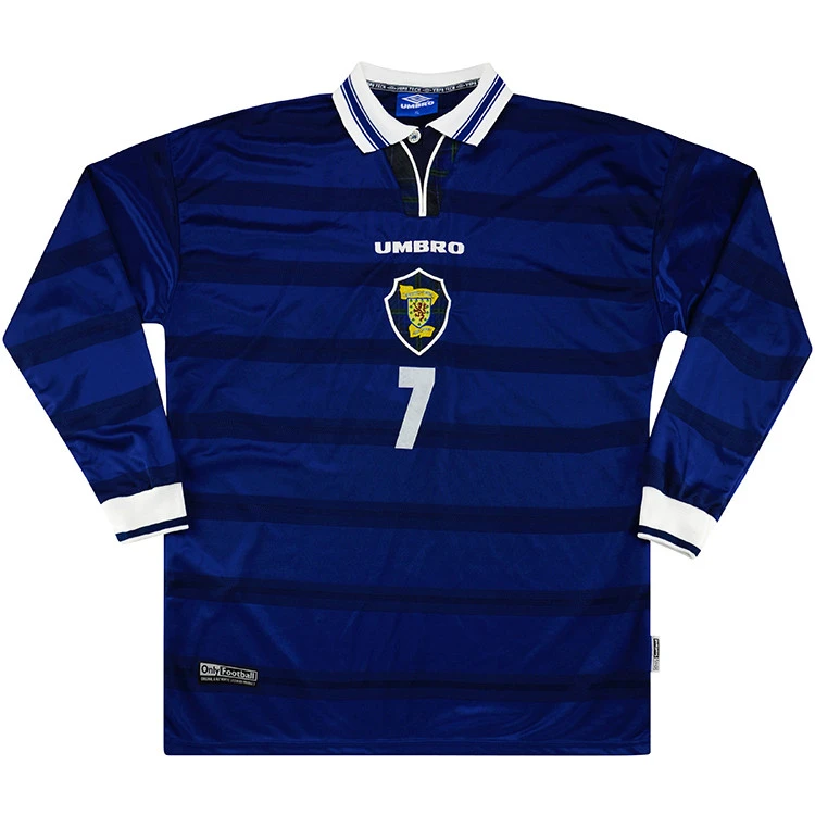 Scotland 2000 Match Worn Home Shirt #matchworn #scottishfootball #shirtcollector