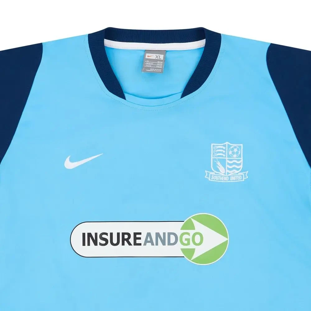 Southend United 07/08 away nike football kit