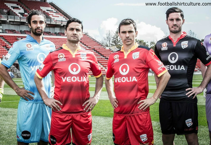 Adelaide United 15/16 Kappa Home, Away and Third Kits