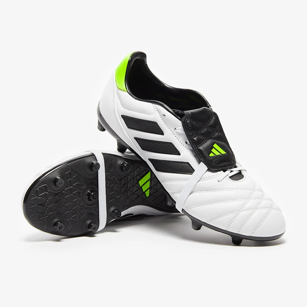 Adidas Copa Gloro FG - White / Core Black / Lucient Lemon 