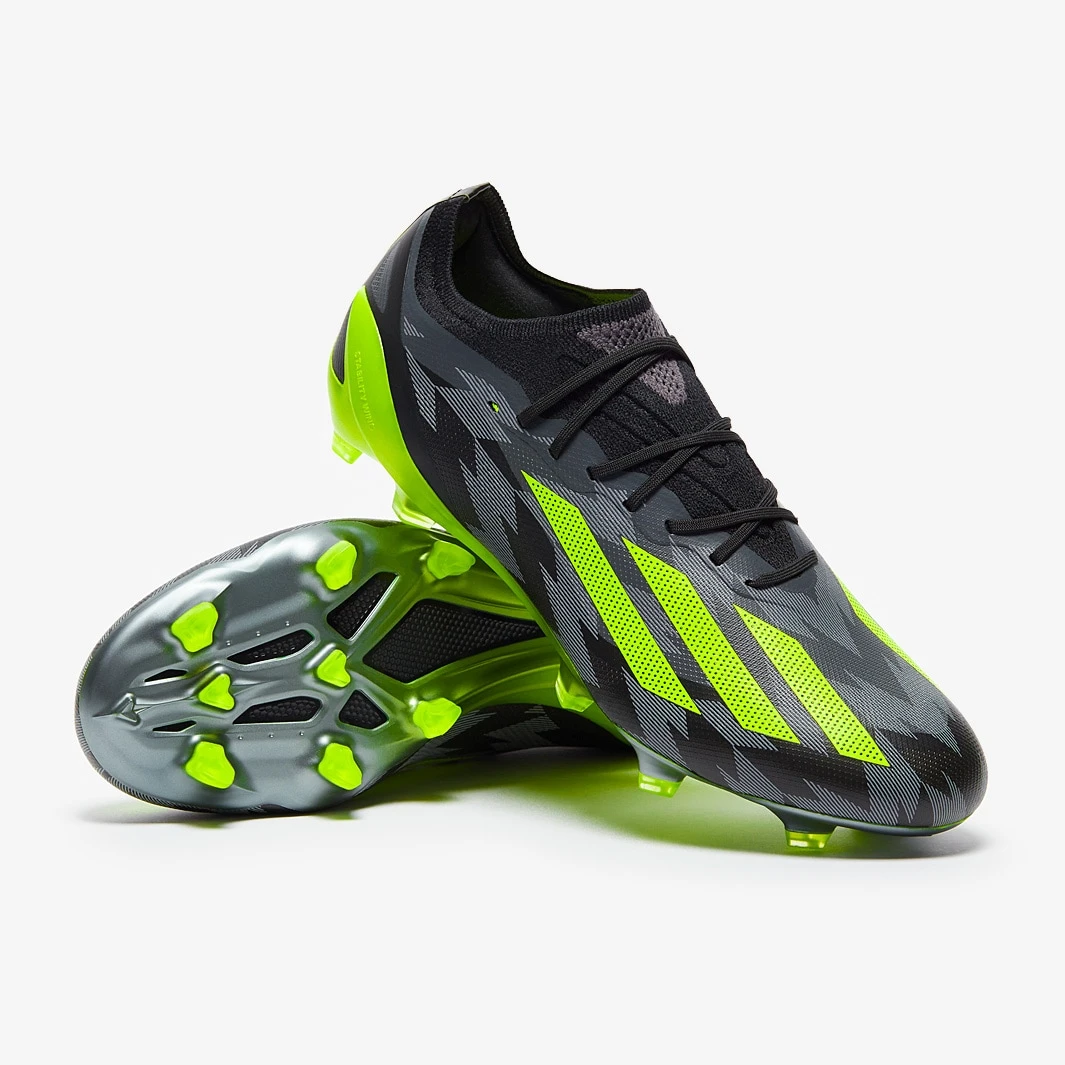 Adidas X Crazyfast.1 FG - Core Black / Team Solar Yellow 2 / Grey Five