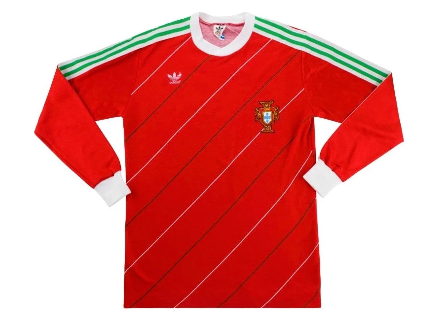 Adidas 1986 Portugal Match Worn Home Shirt