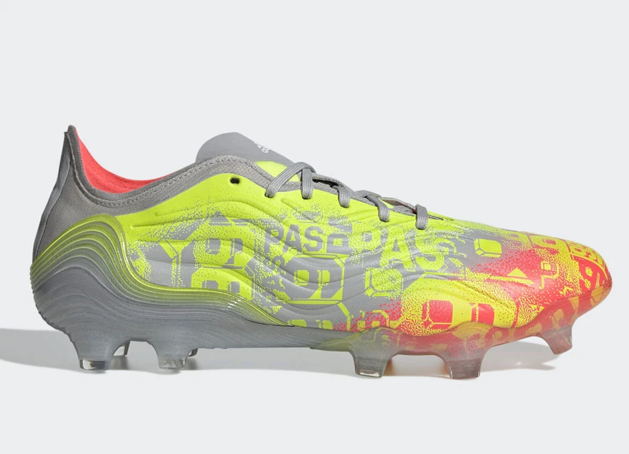 Adidas Copa Sense.1 FG Numbers Up - Clear Onix / Cloud White / Solar Yellow #adidasfootball #footballboots
