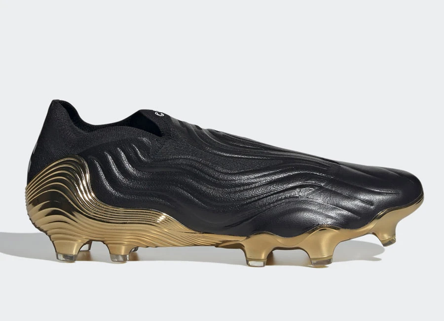 Adidas Copa Sense+ FG Superlative - Core Black / Cloud White / Gold Metallic #footballboots #adidasfootball