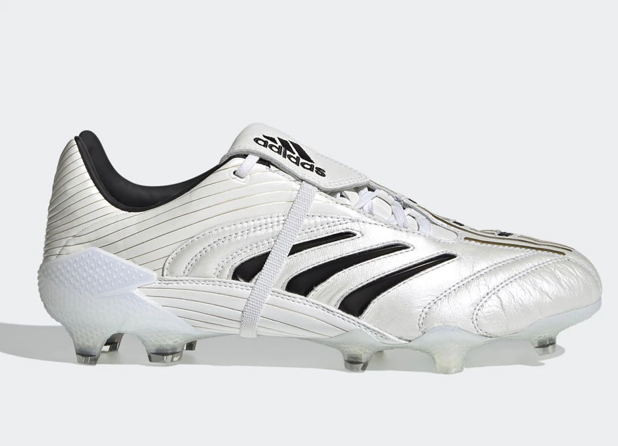Adidas Eternal Class.1 Predator Absolute FG - Core White / Core Black / Gold Metallic #footballboots #adidasfootball