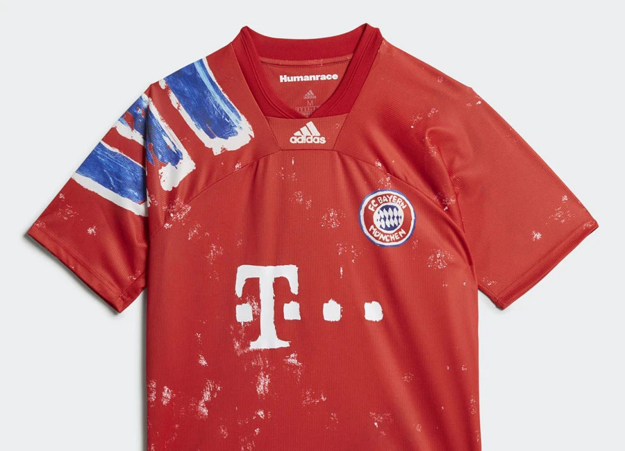 Adidas FC Bayern Human Race Jersey - True Red / White #FCBayern #MiaSanMia #BayernM&uuml;nchen #adidasfootball