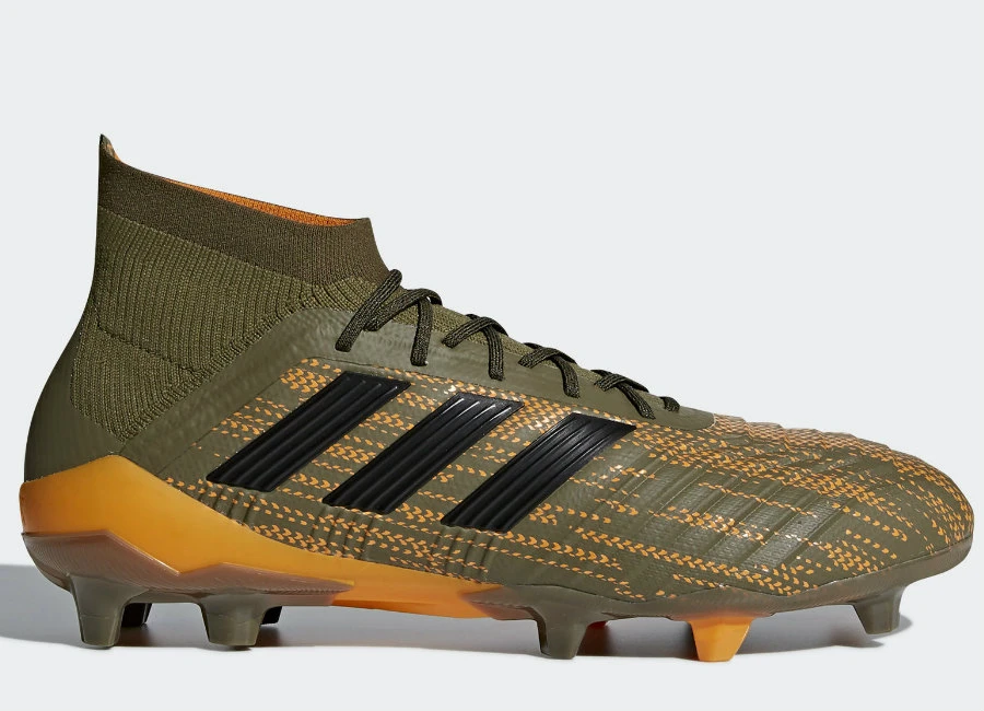 Adidas Predator 18.1 Lone Hunter FG - Trace Olive / Core Black / Bright Orange