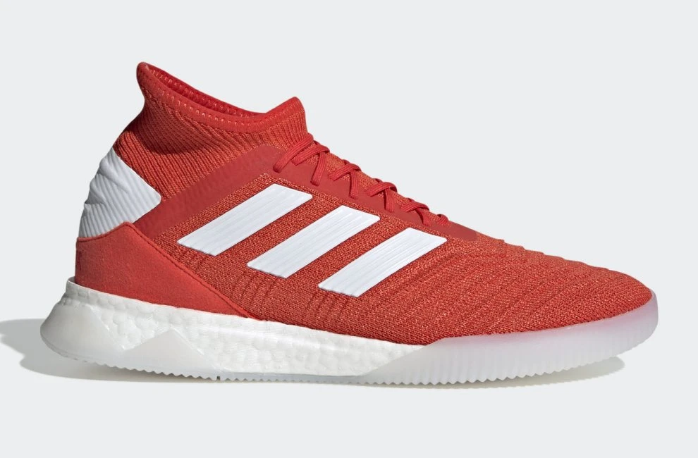 Adidas Predator 19.1 302 Redirect Trainers - Hi-Res Red / Ftwr White / Silver Met #Adidasfootball