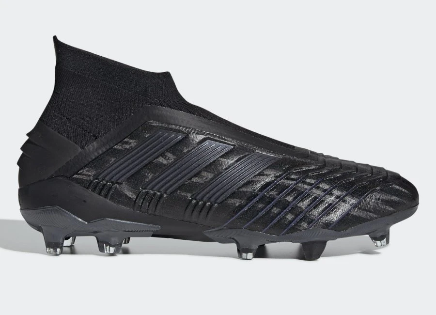 Adidas Predator 19+ FG Dark Script - Core Black / Core Black / Utility Black #footballboots #adidasfootball