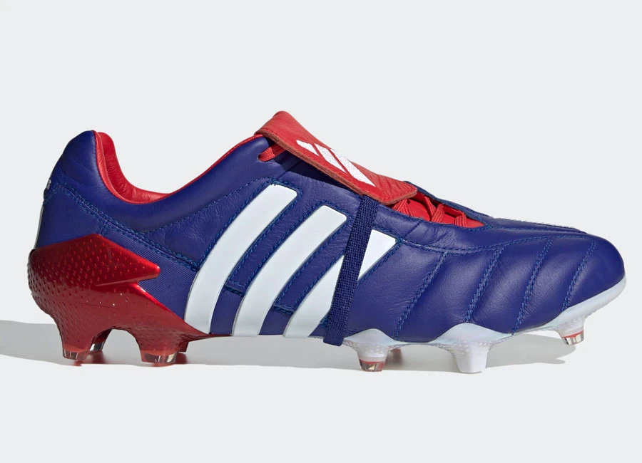 Adidas Predator Mania FG Tormentor - Active Blue / Cloud White / Predator Red #footballboots #adidasfootball