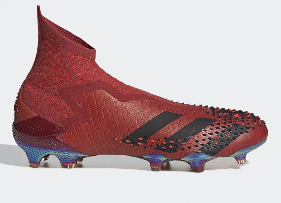 Adidas Predator Mutator 20+ ADV FG Dragon - Collegiate Burgundy / Core Black / Solar Red #footballboots #adidasfootball