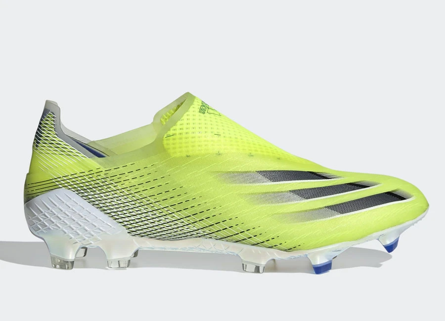Adidas X Ghosted+ FG Superlative - Solar Yellow / Core Black / Royal Blue #adidasfootball #footballboots