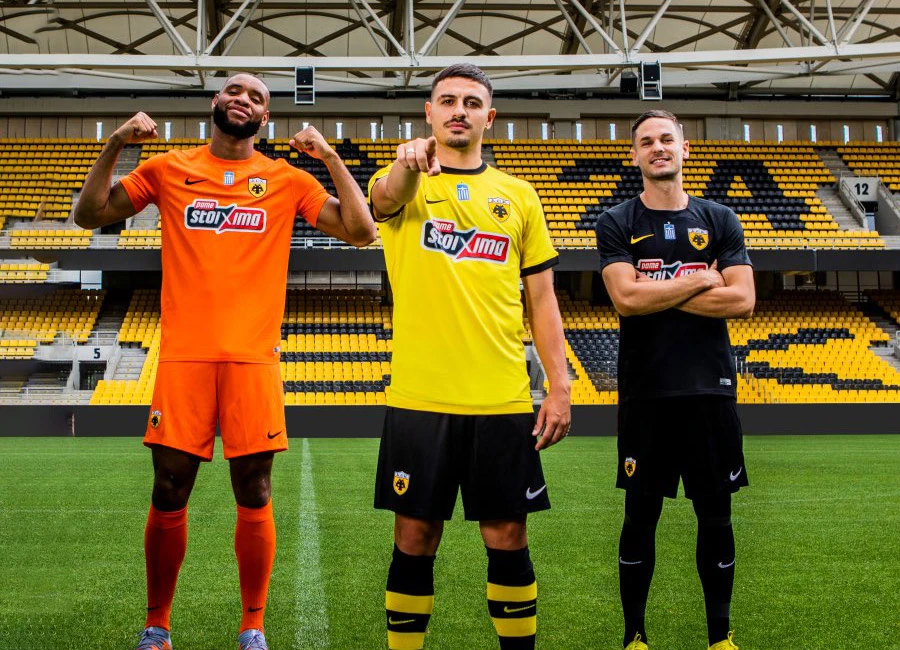 AEK Athens 2023-24 Nike Home, Away and Third Kits