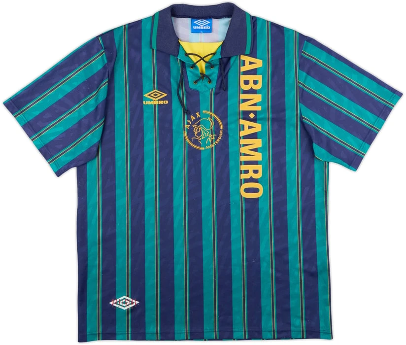 Ajax 1993-94 Away Shirt &middot; Classic Umbro Design From Their Golden Era