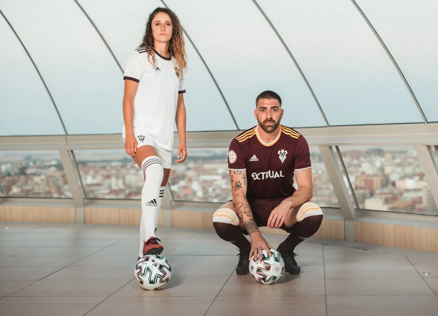 Albacete Balompi&eacute; 2021-22 Adidas Home and Away Kits