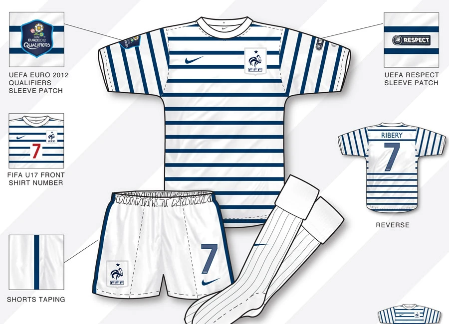 An in-depth look: France 2011 Away Kit