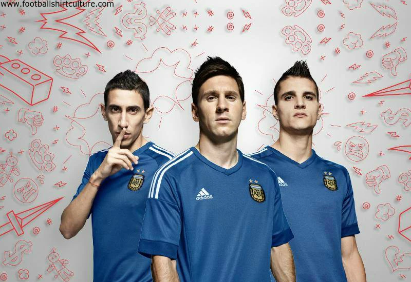 Argentina 2015 Adidas Away Football Shirt