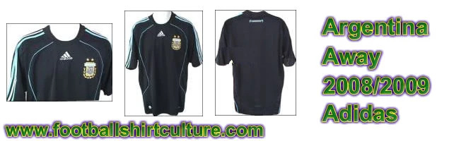 This seems to be the new Argentina away shirt for the 08/09 season made by Adidas. It's not officialy out yet, but it looks like this is it