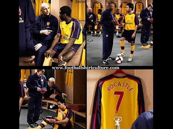 Arsenal 08/09 Away Nike football kit launched