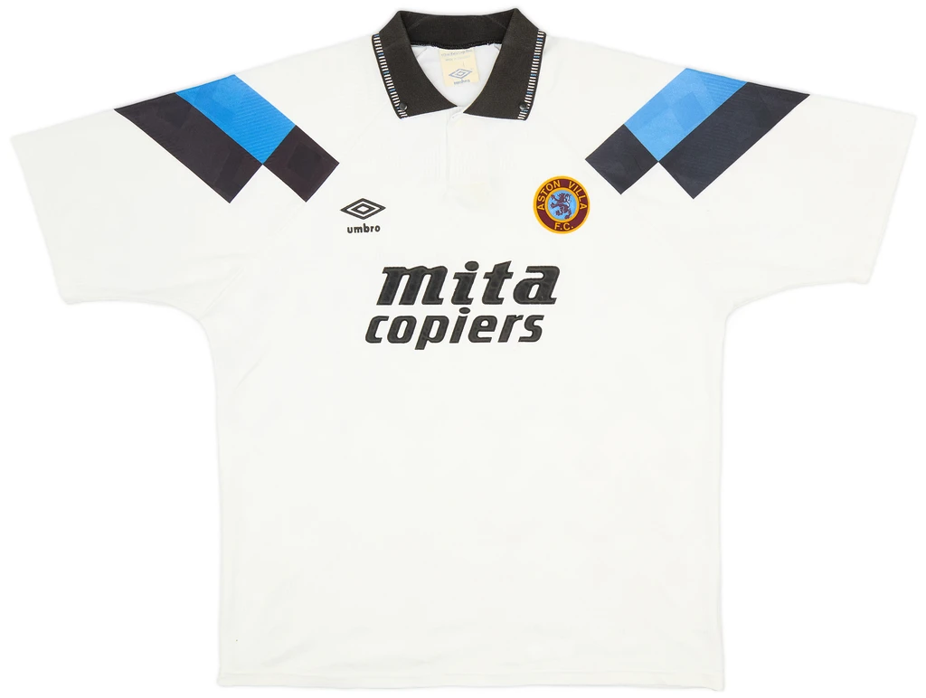 1990 92 aston villa away shirt