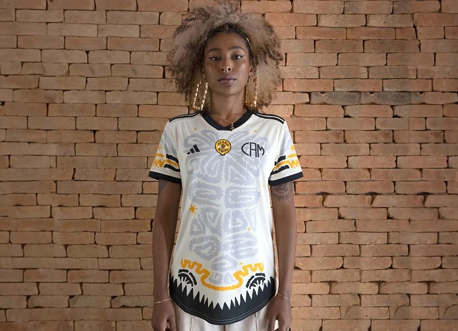Atl&eacute;tico Mineiro 2023 Adidas Black Awareness Day Shirt