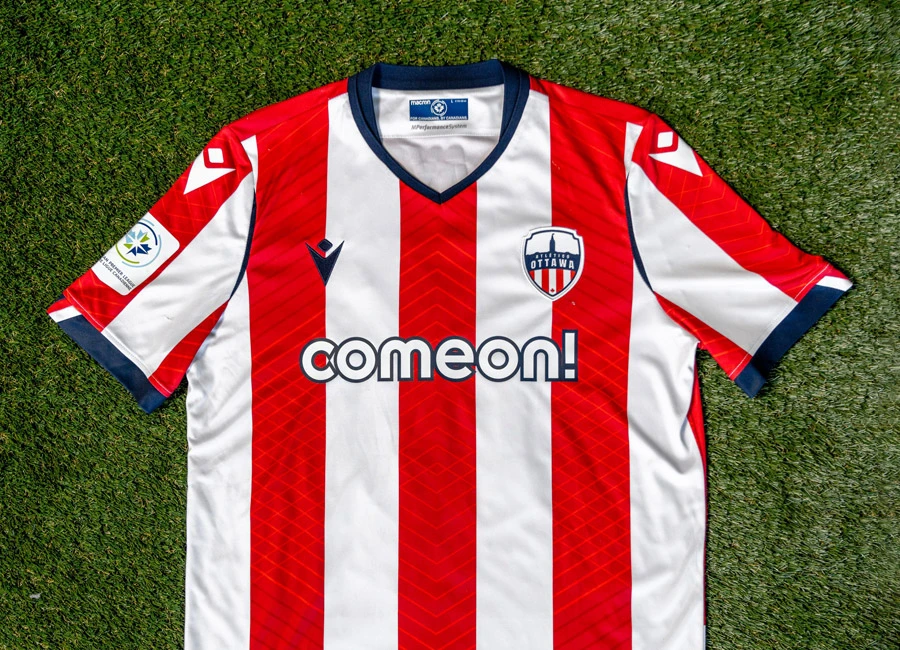 Atl&eacute;tico Ottawa 2022 Macron Home Kit #Atl&eacute;ticoOttawa #ForOttawa #PourOttawa #CanPL