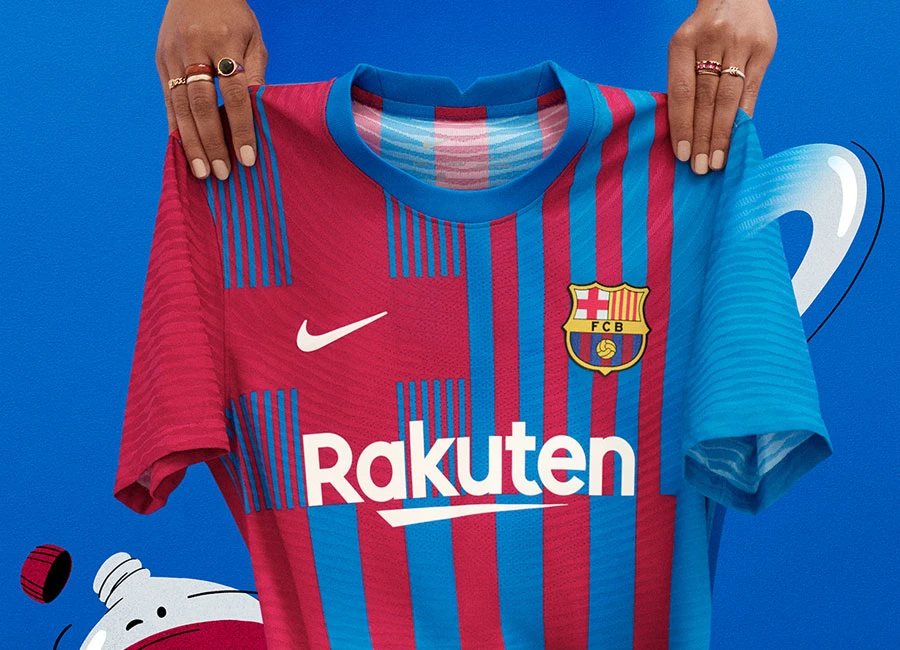 Barcelona 2021-22 Nike Home Kit