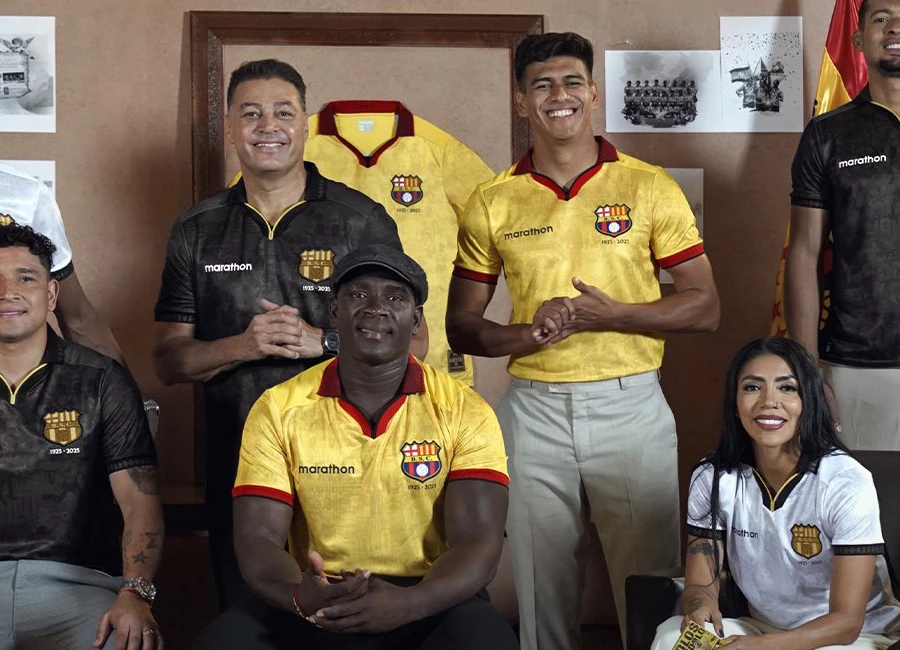 Barcelona SC 2025 Marathon Centenary Home Shirt