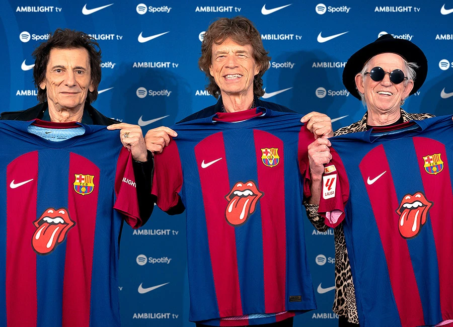 Barcelona to Feature Rolling Stones Sponsor in El Cl&aacute;sico