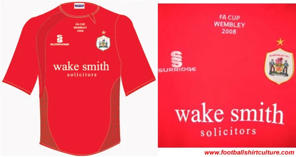Barnsley FC unveiled their Commemorative FA Cup 2008 Home Shirt made by surridge Barnsley FC unveiled their Commemorative FA Cup 2008 Home Shirt made by surridge