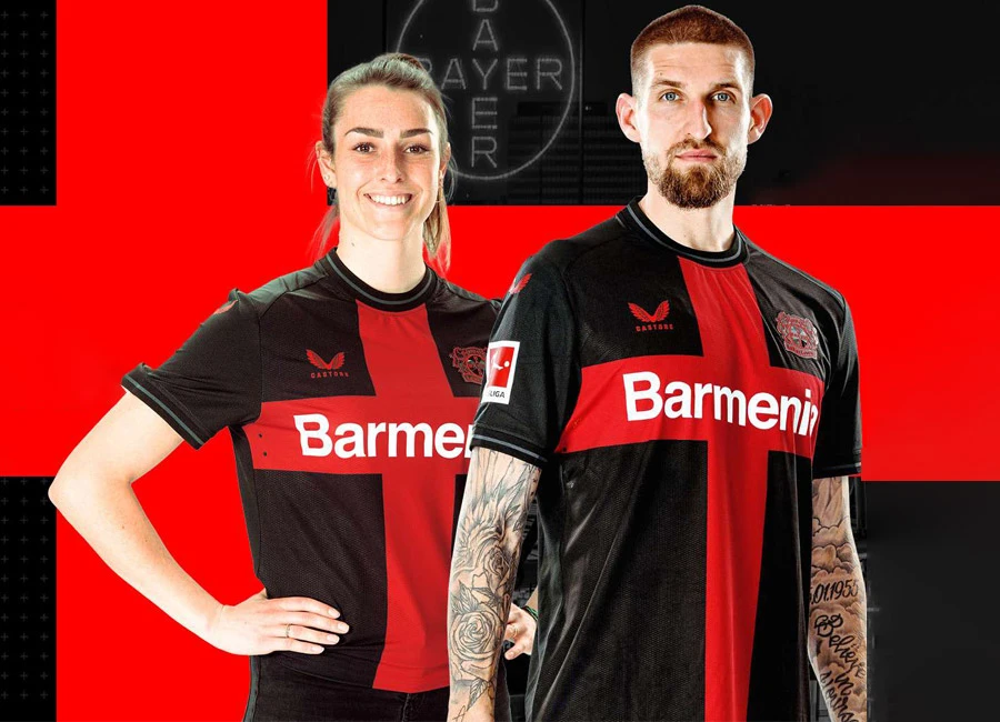 Bayer 04 Leverkusen 2023-24 Castore Home Kit