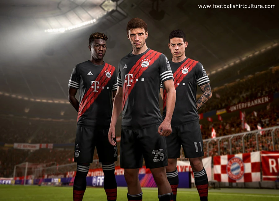 Bayern Munich X Adidas X FIFA 18 Digital Fourth Kit