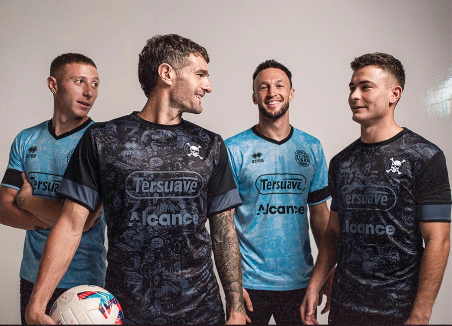 Belgrano 2022 Erre&agrave; Home and Away Kits
