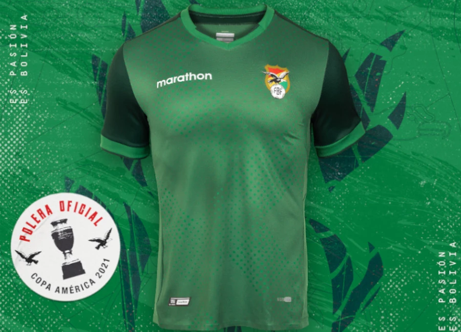 Bolivia 2021 Marathon Home and Away Shirt Kit #CopaAm&eacute;rica #Bolivia #FBF