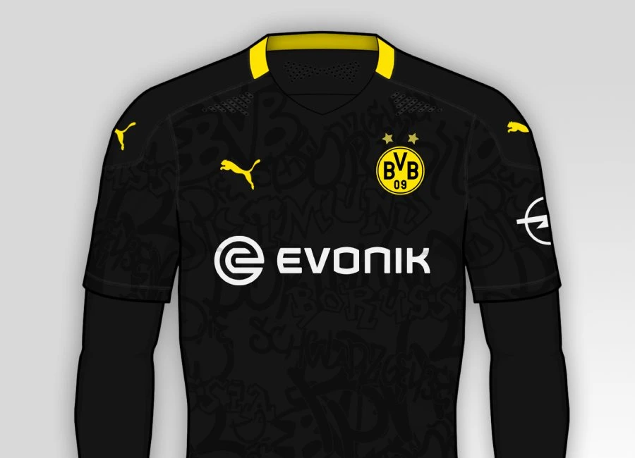 Borussia Dortmund 2020-21 Away Kit Prediction