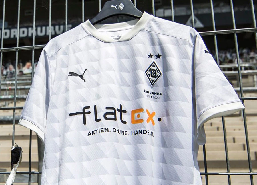 Borussia M&ouml;nchengladbach 120th anniversary 2020-21 Puma Home Kit #BorussiaM&ouml;nchengladbach #GladToBeBach #DieFohlen