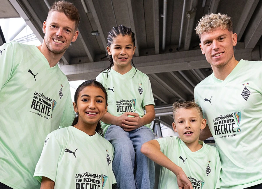 Borussia M&ouml;nchengladbach 2024 Puma World Children&rsquo;s Day Kit