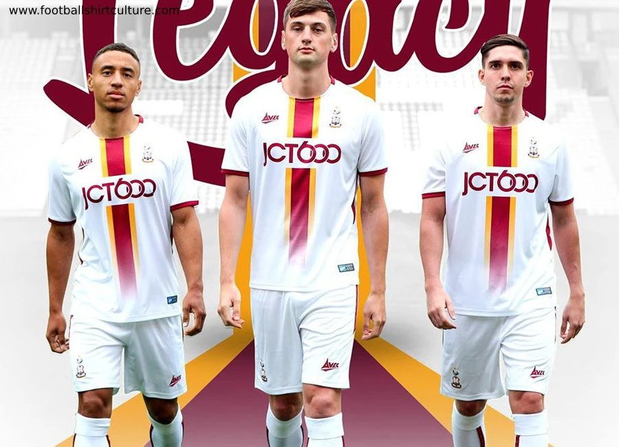 Bradford City 2019-20 Avec Away Kit #BradfordCity #footballshirt #BCAFC