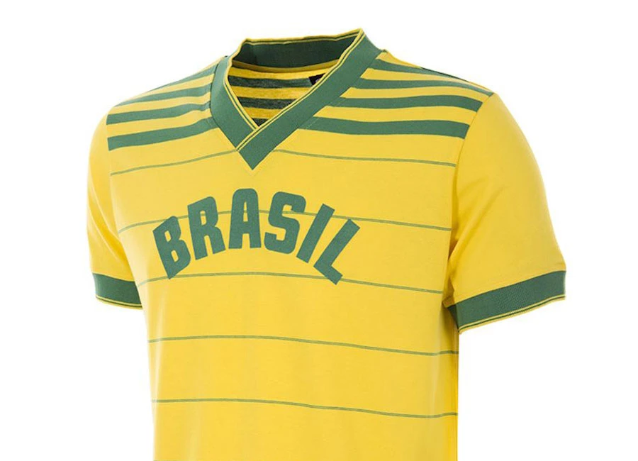 Brazil 1984 Copa Retro Football Shirt