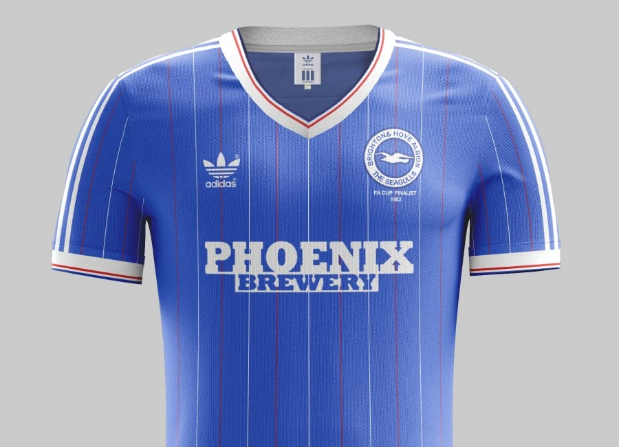 Top 35 #26 - Brighton & Hove Albion 1983 Home Kit #bhafc #BrightonAndHoveAlbion